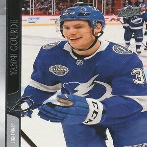 Yanni Gourde (Lightning) 2020/2021 Upper Deck Series 1 Hockey Card - Number 160